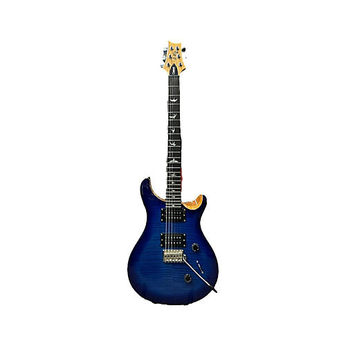 PRS Used PRS SE Custom 24 Faded Blue Burst Solid Body Electric Guitar Faded Blue Burst