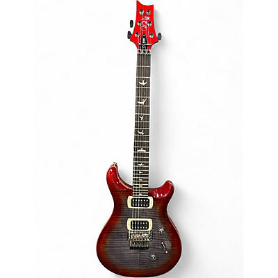 Used PRS SE Custom 24 Floyd Charcoal Cherry Burst Solid Body Electric Guitar