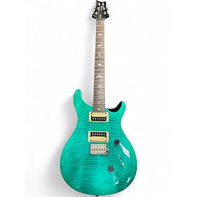 Used PRS SE Custom 24 GREEN Solid Body Electric Guitar