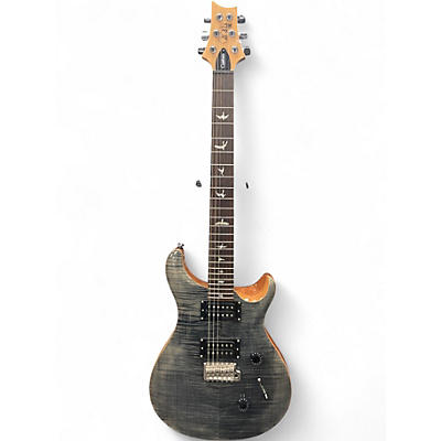 Used PRS SE Custom 24 Gray Flame Solid Body Electric Guitar