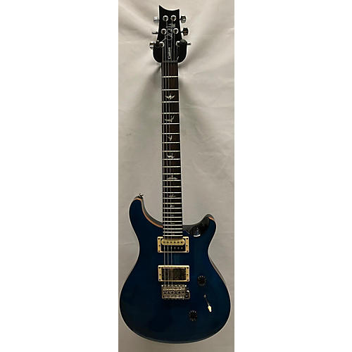 PRS Used PRS SE Custom 24 Lake Blue Solid Body Electric Guitar Lake Blue