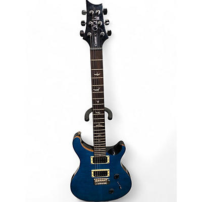 PRS Used PRS SE Custom 24 Lake Blue Solid Body Electric Guitar