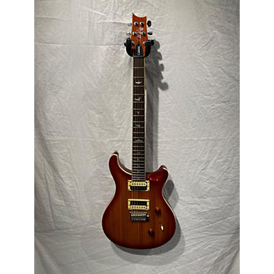 PRS Used PRS SE Custom 24 Orange Solid Body Electric Guitar