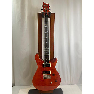 PRS Used PRS SE Custom 24 Orange Solid Body Electric Guitar