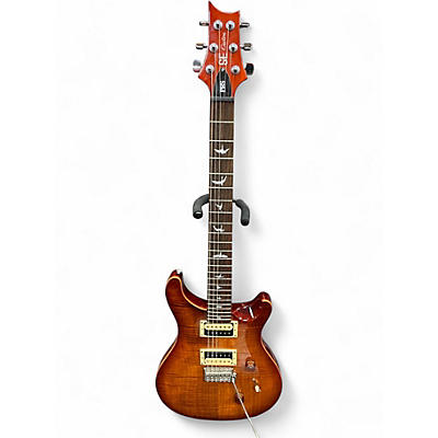 Used PRS SE Custom 24 Orange Solid Body Electric Guitar