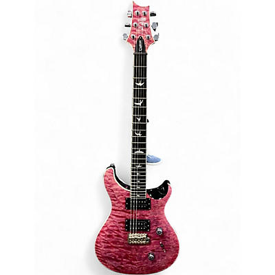 Used PRS SE Custom 24 PINK Solid Body Electric Guitar