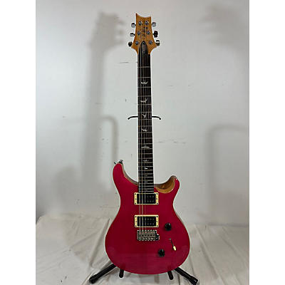 PRS Used PRS SE Custom 24 Pink Solid Body Electric Guitar