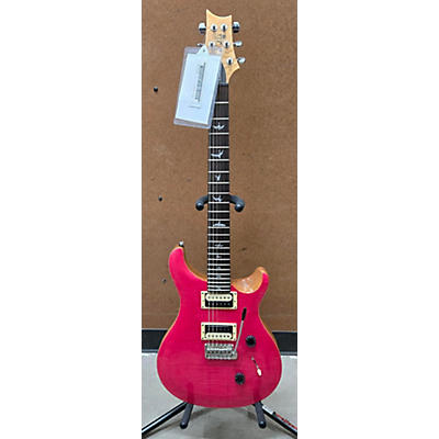 PRS Used PRS SE Custom 24 Pink Solid Body Electric Guitar