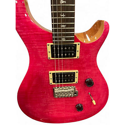 PRS Used PRS SE Custom 24 Pink Solid Body Electric Guitar