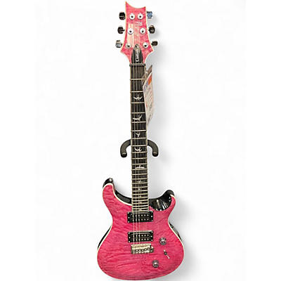 Used PRS SE Custom 24 Pink Solid Body Electric Guitar