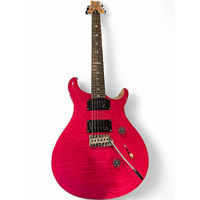Used PRS SE Custom 24 Pink Solid Body Electric Guitar