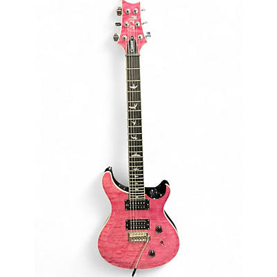 Used PRS SE Custom 24 Pink Solid Body Electric Guitar