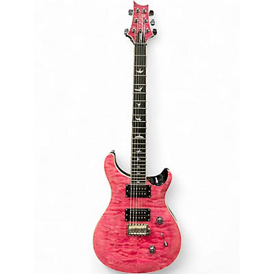 Used PRS SE Custom 24 Pink Solid Body Electric Guitar