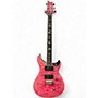 Used PRS SE Custom 24 Pink Solid Body Electric Guitar Pink