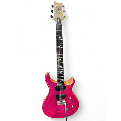 Used PRS SE Custom 24 Pink Solid Body Electric Guitar