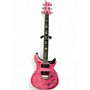 Used PRS SE Custom 24 Pink Solid Body Electric Guitar Pink