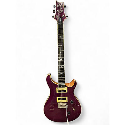 Used PRS SE Custom 24 Purple Solid Body Electric Guitar