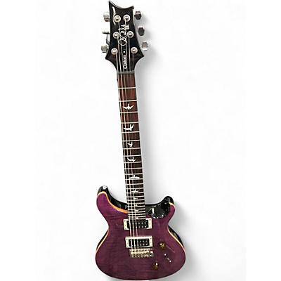 Used PRS SE Custom 24 Purple Solid Body Electric Guitar