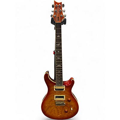 Used PRS SE Custom 24 QUILTED TOP 2 Color Sunburst Solid Body Electric Guitar