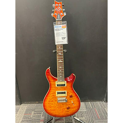 PRS Used PRS SE Custom 24 QUITED HONEY BURST Solid Body Electric Guitar