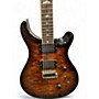 Used PRS SE Custom 24 Quilt Black Gold Burst Solid Body Electric Guitar Quilt Black Gold Burst