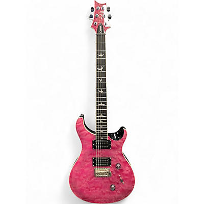 Used PRS SE Custom 24 Quilt Violet Solid Body Electric Guitar