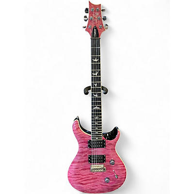 Used PRS SE Custom 24 Quilt Violet Solid Body Electric Guitar