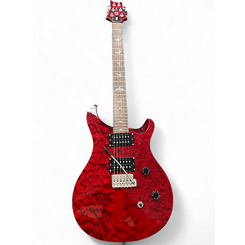 Used PRS SE Custom 24 Quilter red maple Solid Body Electric Guitar Quilter red maple