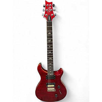 Used PRS SE Custom 24 RED QUILT Solid Body Electric Guitar