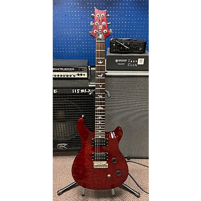 PRS Used PRS SE Custom 24 Red Solid Body Electric Guitar