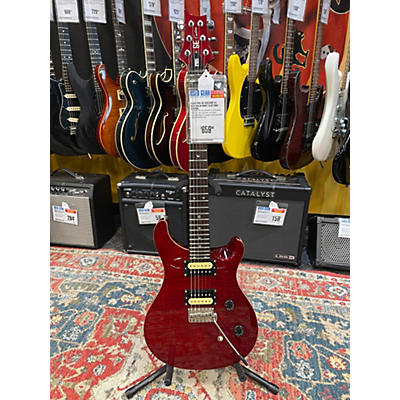 PRS Used PRS SE Custom 24 Red Solid Body Electric Guitar