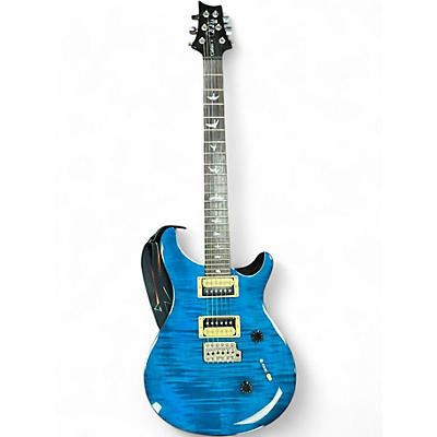 Used PRS SE Custom 24 Sapphire Blue Trans Solid Body Electric Guitar