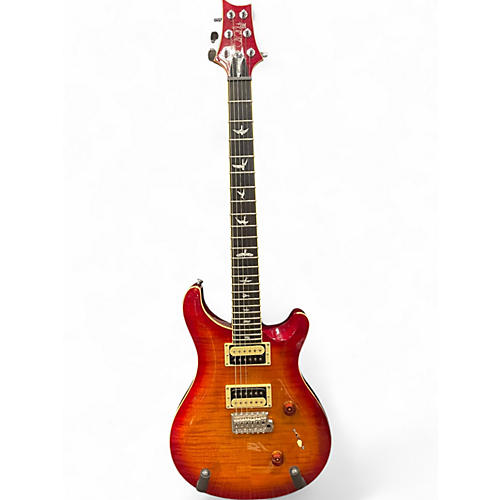 Used PRS SE Custom 24 Sunburst Solid Body Electric Guitar Sunburst