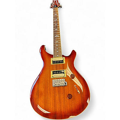 Used PRS SE Custom 24 TIGER BURST Solid Body Electric Guitar