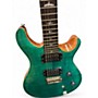 Used PRS SE Custom 24 TRANS CYAN Solid Body Electric Guitar TRANS CYAN