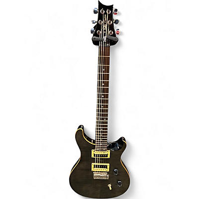 Used PRS SE Custom 24 TRANSPARENT BLACK Solid Body Electric Guitar
