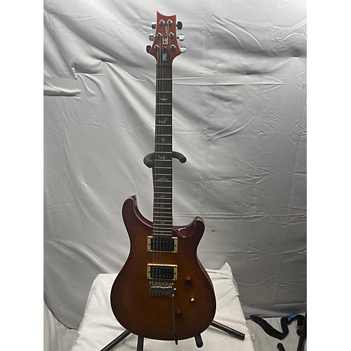 PRS Used PRS SE Custom 24 Tiger Eye Solid Body Electric Guitar Tiger Eye