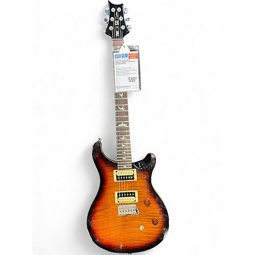 Used PRS SE Custom 24 Tobacco Sunburst Solid Body Electric Guitar Tobacco Sunburst