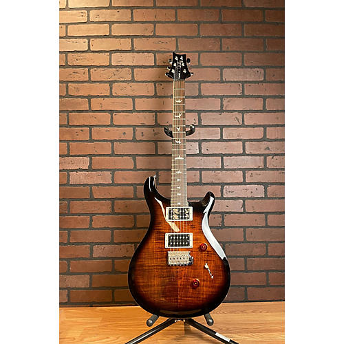 PRS Used PRS SE Custom 24 Trans Amber Solid Body Electric Guitar Trans Amber