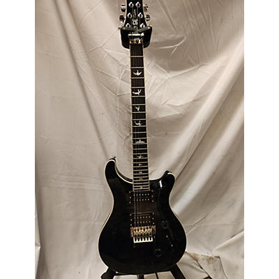 PRS Used PRS SE Custom 24 Trans Black Solid Body Electric Guitar