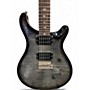 Used PRS SE Custom 24 Trans Black Solid Body Electric Guitar Trans Black