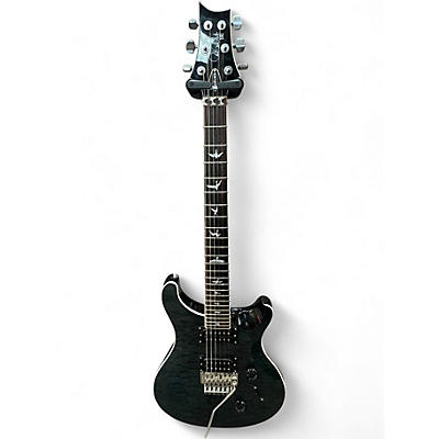 Used PRS SE Custom 24 Trans Black Solid Body Electric Guitar