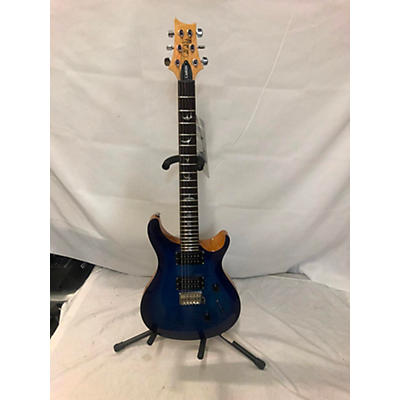 PRS Used PRS SE Custom 24 Trans Blue Solid Body Electric Guitar