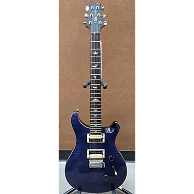 PRS Used PRS SE Custom 24 Trans Blue Solid Body Electric Guitar