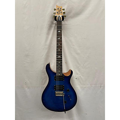 PRS Used PRS SE Custom 24 Trans Blue Solid Body Electric Guitar