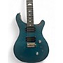 Used PRS SE Custom 24 Trans Blue Solid Body Electric Guitar Trans Blue
