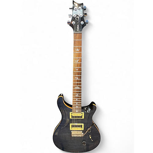 Used PRS SE Custom 24 Trans Blue Solid Body Electric Guitar Trans Blue