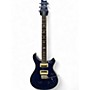Used PRS SE Custom 24 Trans Blue Solid Body Electric Guitar Trans Blue