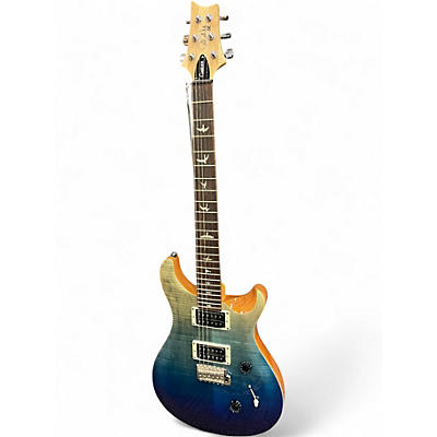 Used PRS SE Custom 24 Trans Blue Solid Body Electric Guitar