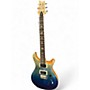Used PRS SE Custom 24 Trans Blue Solid Body Electric Guitar Trans Blue